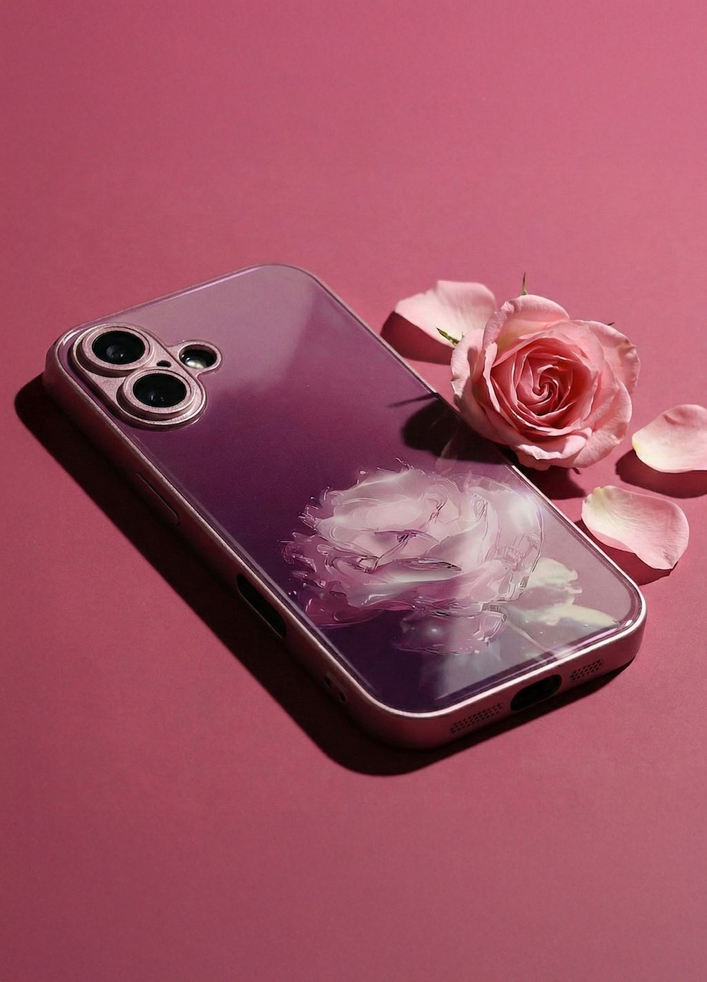 PINK WITH FLOWER